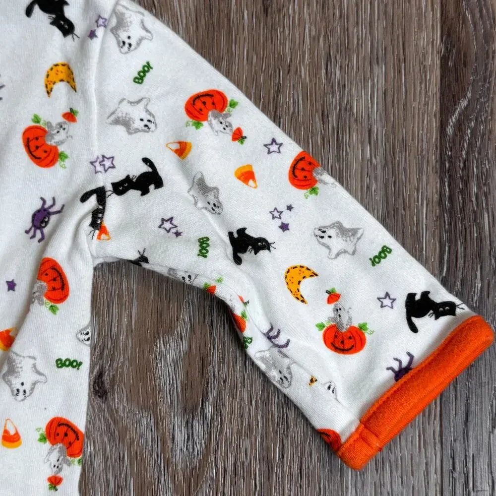 2pc set Miniwear Baby's First Halloween Snap Romper + Hat 3-6M New